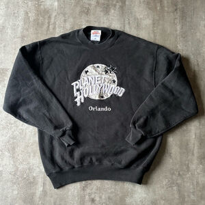 Vintage Planet Hollywood Orlando Sweater Mens Medium Black